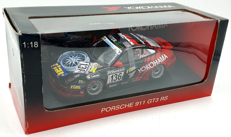 Autoart 1/18 Scale Diecast 77830  - Porsche 911 GT3 RS Yokohama #136 N.Bartels