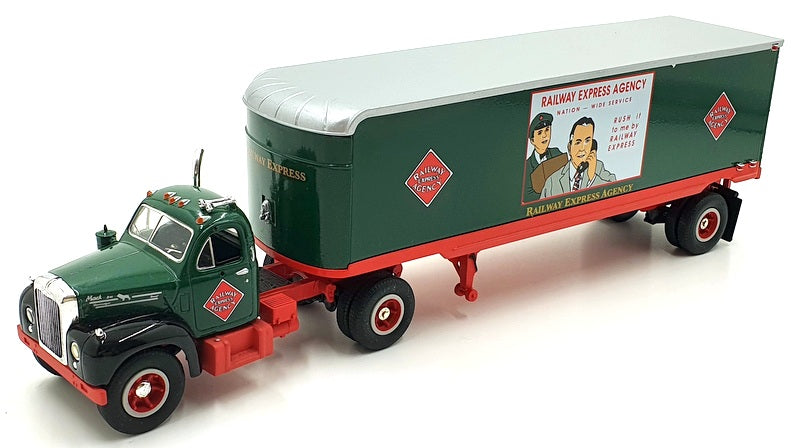 First Gear 1/34 Scale 19-1654 1960 B61 Mack Tractor And Trailer Railway ...