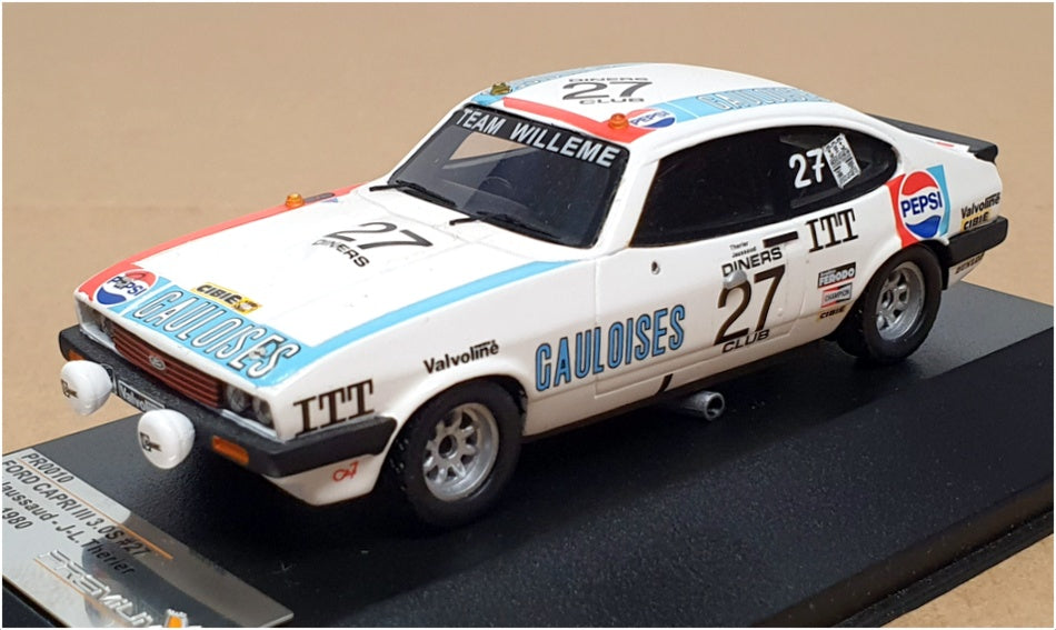 PremiumX 1/43 Scale PR0010 - Ford Capri III 3.0S 24h Spa 1980 - White