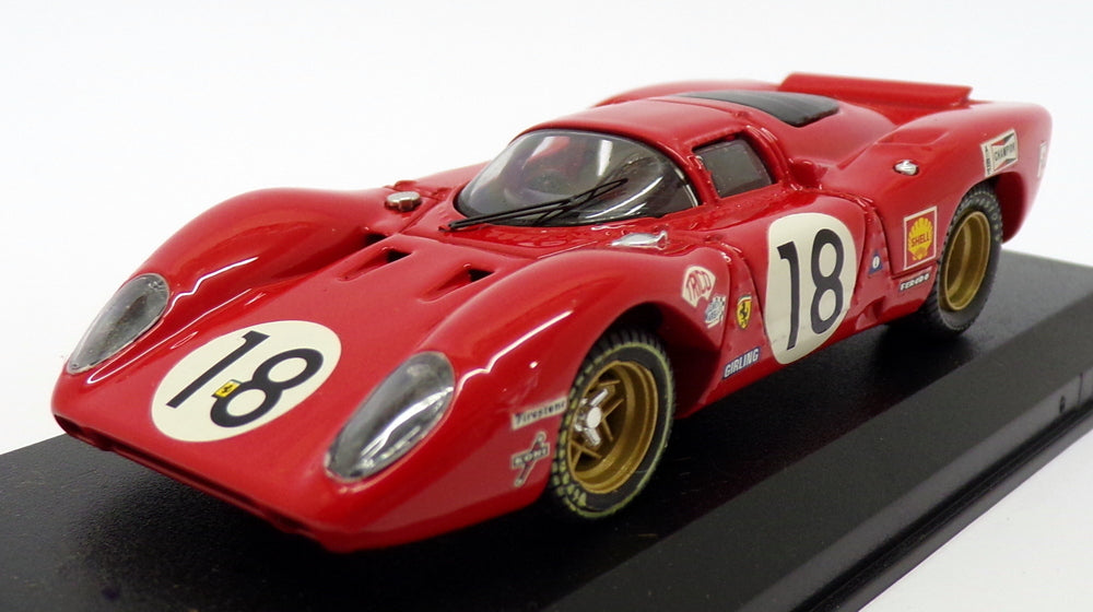 Best 1/43 Scale 9143 - Ferrari 312P Coupe Le Mans 1969 #18 Rodriguez/Piper