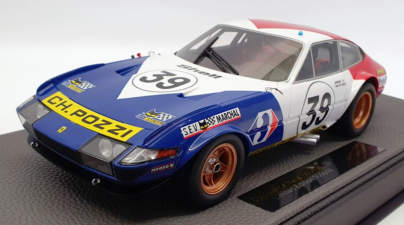 Top Marques 1/18 Scale TOP114C -1972 Ferrari 365 GTB/4 #39 Daytona Andruet/Lena