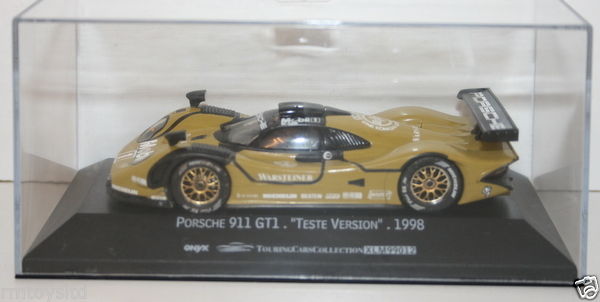 ONYX 1/43 SCALE - XLM99012 - PORSCHE 911 GT1 TESTE VERSION 1998