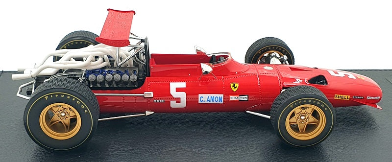 GP Replicas 1/18 Scale Resin GP112A - Ferrari 312 1968 #5 C.Amon