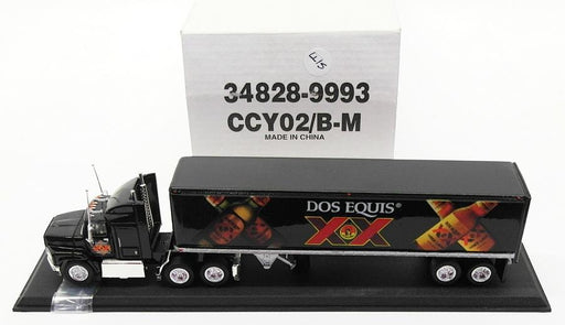 Matchbox 1/100 Scale Model CCY02/B-M - Ford Aeromax Tractor Trailer - Dos Equis