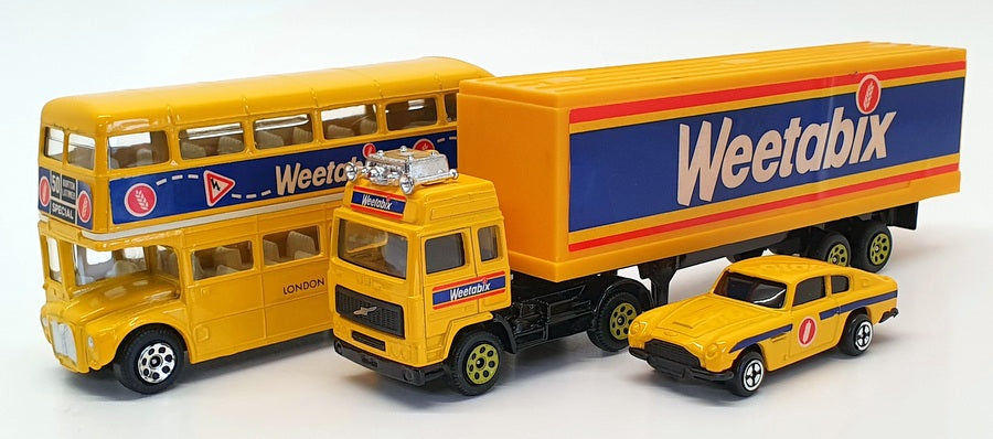 Corgi Weetabix Collection CCW01 - RT Bus Volvo Truck Aston Martin Car