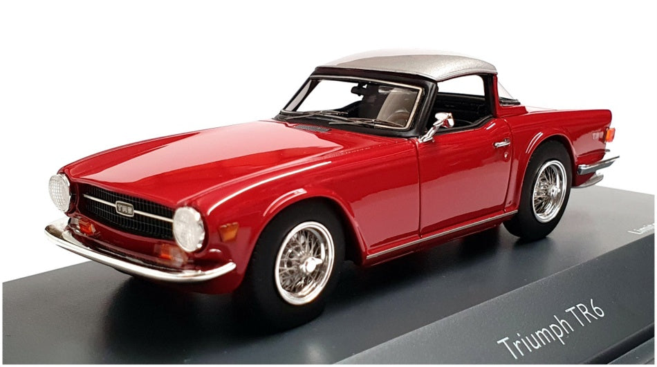 Schuco 1/43 Scale Resin 450912900 - Triumph TR6 - Wine Red