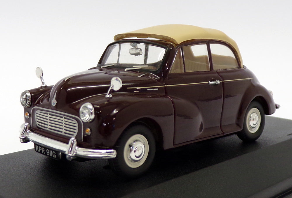 Vanguards 1/43 Scale VA07105 - Morris Minor 1000 Convertible - Maroon