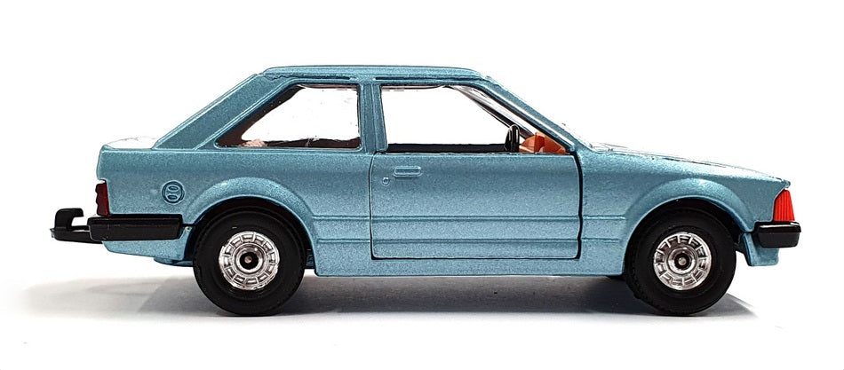 Corgi Appx 11cm Long Diecast 334 - Ford Escort - Met Blue