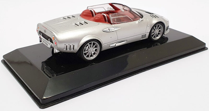 Altaya 1/43 Scale 1911IR4 - 2005 Spkyer C8 Double 12S Spyder - Silver