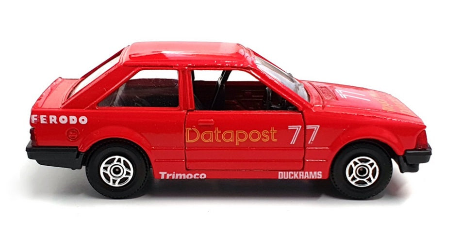 Corgi 10cm Long Diecast 612 - Ford Escort Royal Mail Datapost - Red