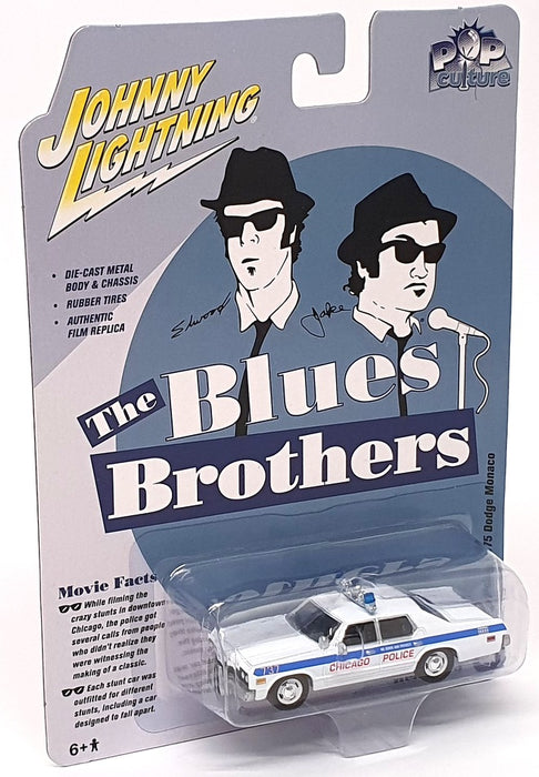 Johnny Lightning 1/64 Scale JLPC005 1975 Dodge Monaco Chicago Police Blues Bros