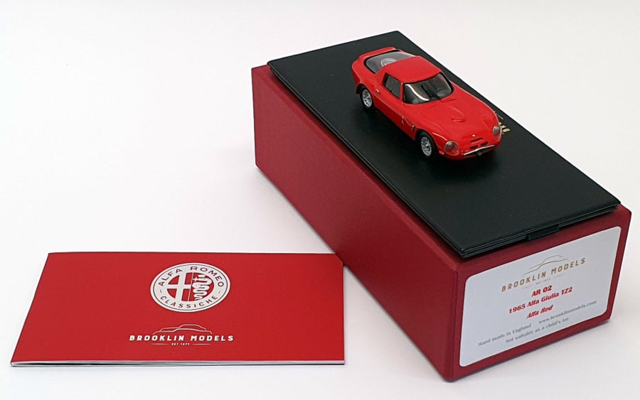 Brooklin Models 1/43 Scale AR02 - 1965 Alfa Giulia TZ2 - Alfa Red