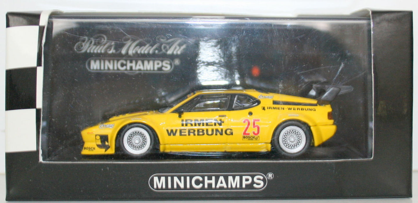 MINICHAMPS 1/43 - 430 802525 BMW M1 PROCAR DRM 1980 WINKLE