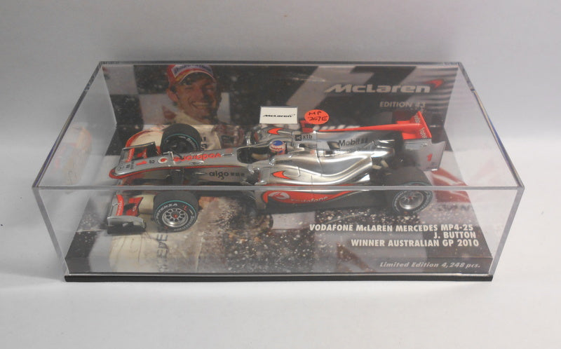 MINICHAMPS F1 1/43 Scale - 530 104311 VODAFONE MCLAREN MERCEDES MP4-25 J.BUTTON