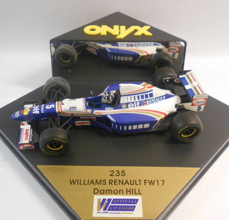 Onyx 1/43 Scale - 235 WILLIAMS RENAULT FW17 DAMON HILL