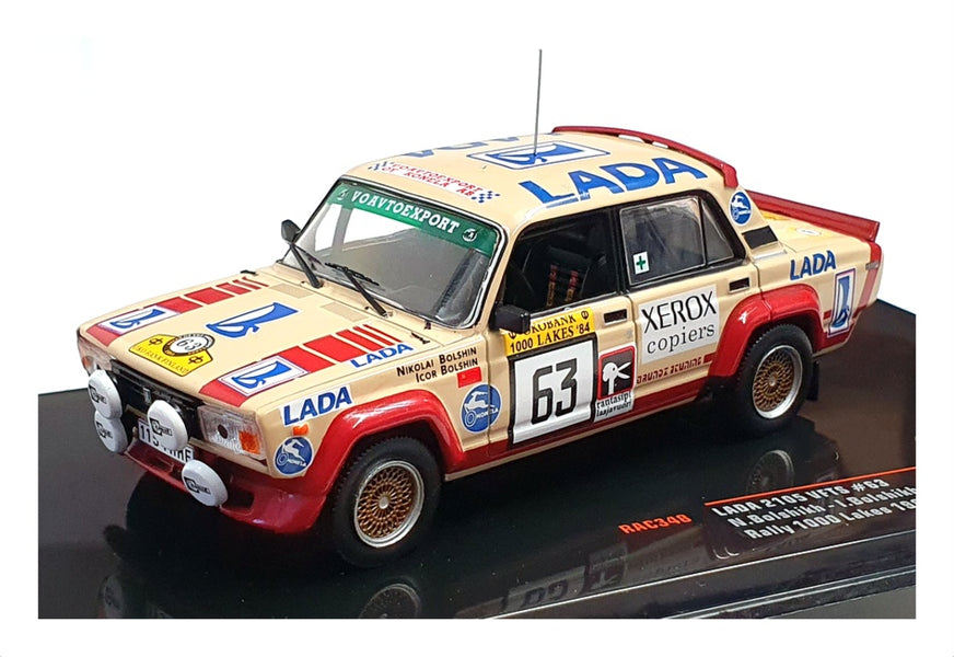 Ixo 1/43 Scale Diecast RAC348 - Lada 2105 VFTS - #63 Rally 1000