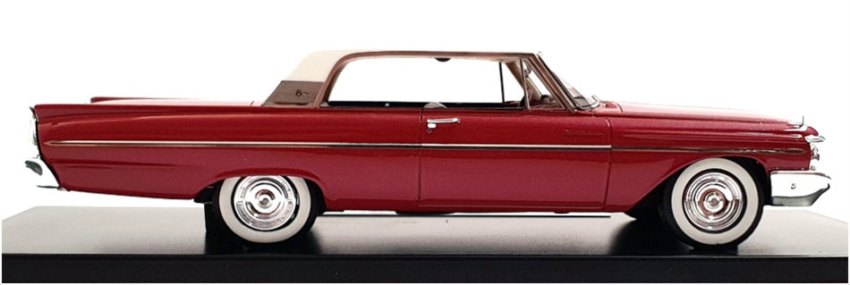 Goldvarg 1/43 Scale GC-036A - 1961 Mercury Monterey - Met Red/White