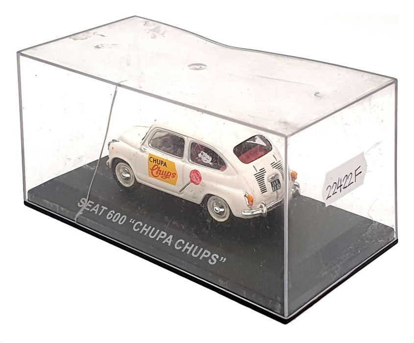 Altaya 1/43 Scale Diecast 22422F - Seat 600 "Chupa Chups" - Ivory