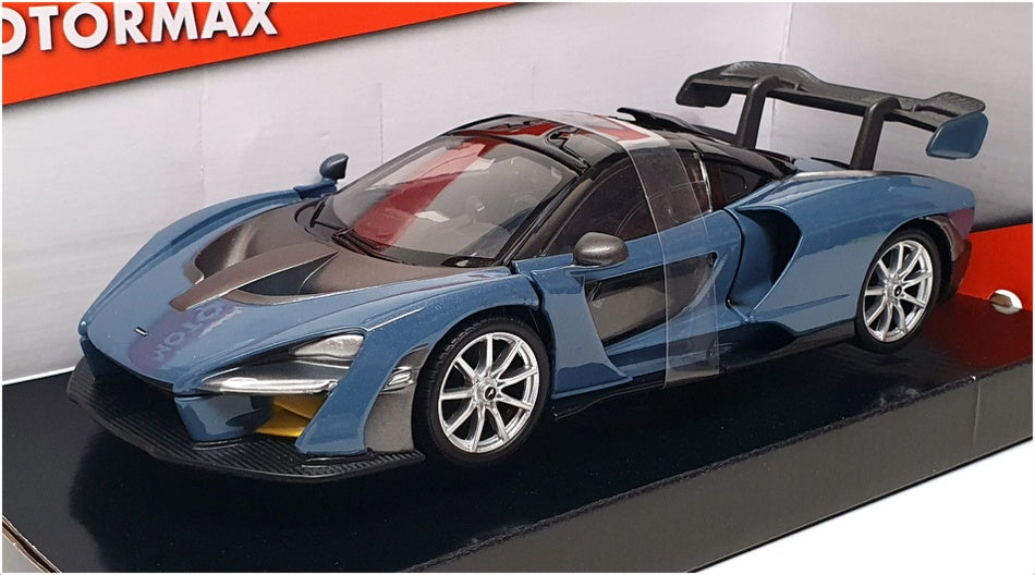 Motormax 1/24 Scale Diecast 79355-BL - McLaren Senna - Blue — R.M.Toys Ltd