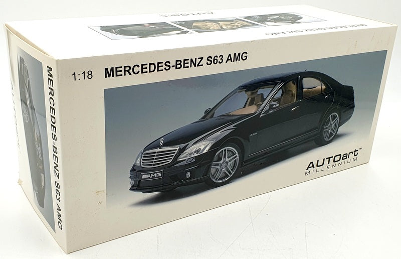 Autoart 1/18 Scale Diecast 76242 - Mercedes-Benz S63 AMG - Black