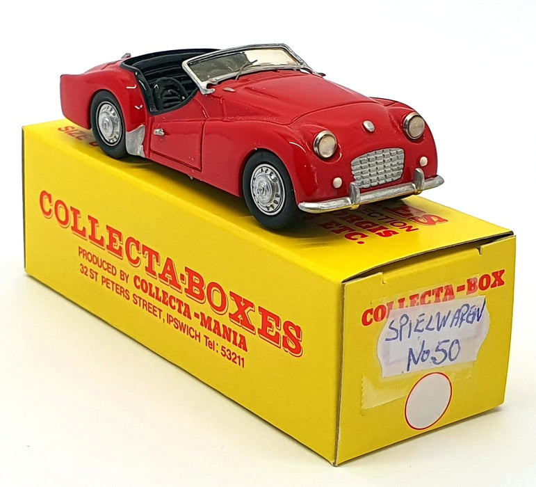 Spielwaren Danhausen 1/43 Scale Built Kit No.50 - Triumph TR3 - Red