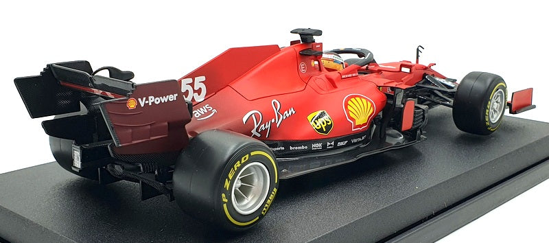 Burago 1/18 Scale Diecast 18-16809SA - Ferrari F1 SF21 C.Sainz #55