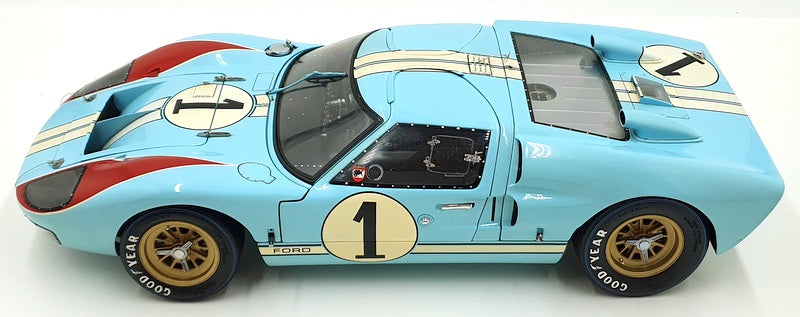 Exoto 1/10 Scale Diecast 10011 - Ford GT40 MKII 1966 #1 K.Miles - Blue/Red