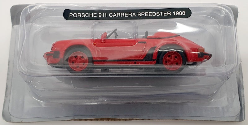 Deagostini 1/43 Scale COD 024 - 1988 Porsche 911 Carrera Speedster - Red