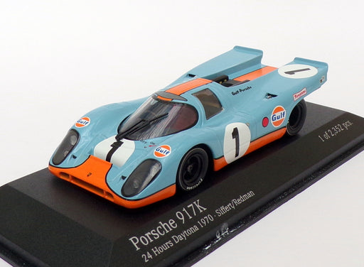 Minichamps 1/43 Scale 430 706701 - Gulf Porsche 917 K - #1  24h Daytona 1970