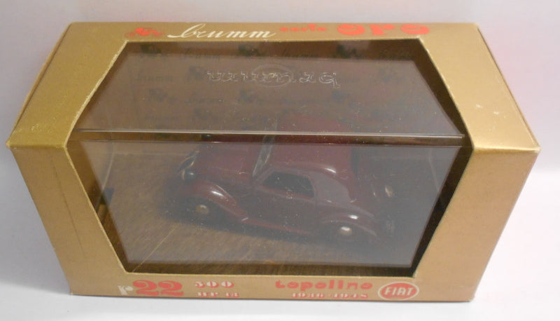 Brumm 1/43 Scale Metal Model - R22 FIAT 500 HP13 1936-1948