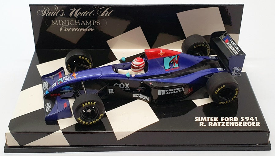 Minichamps 1/43 Scale 430 940032 - F1 Simtek Ford S941 - #32 Ratzenberger