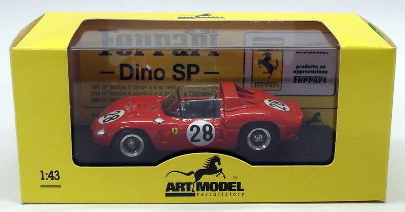 Art Model 1/43 Scale Model Car ART042 - Ferrari Dino 246SP #28 Le Mans ...