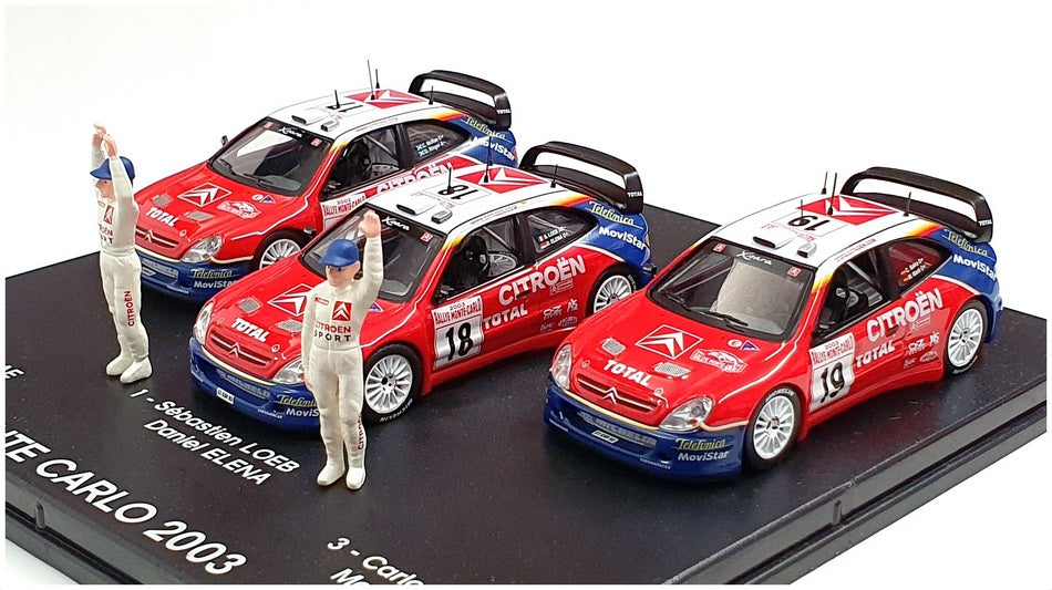 Norev 1/43 Scale AMC 009 482 Citroen Xsara WRC - Triple Winner Monte Carlo 2003