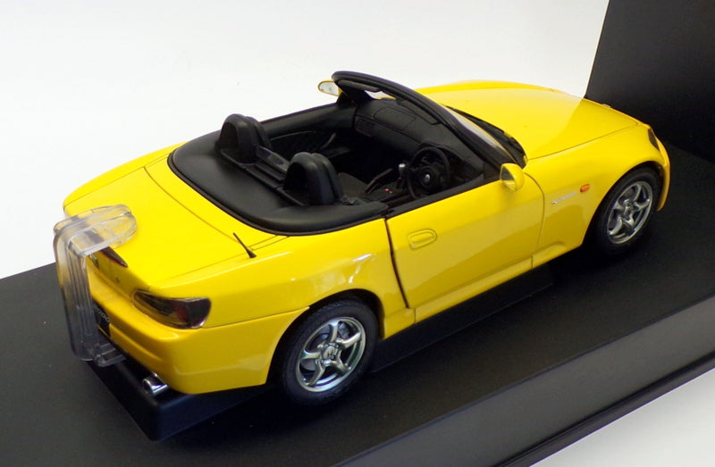 Autoart 1/18 Scale 73209 - Honda S 2000 Japanese Version - Yellow