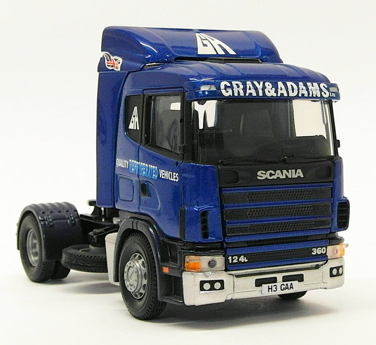 Corgi 1/50 Scale Model Truck CC12220 - Scania Fridge Trailer - Gray & Adams