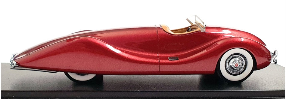 Automodello 1/43 Scale 43T190 - 1948 Norman E Timbs Streamliner - Met Deep Red