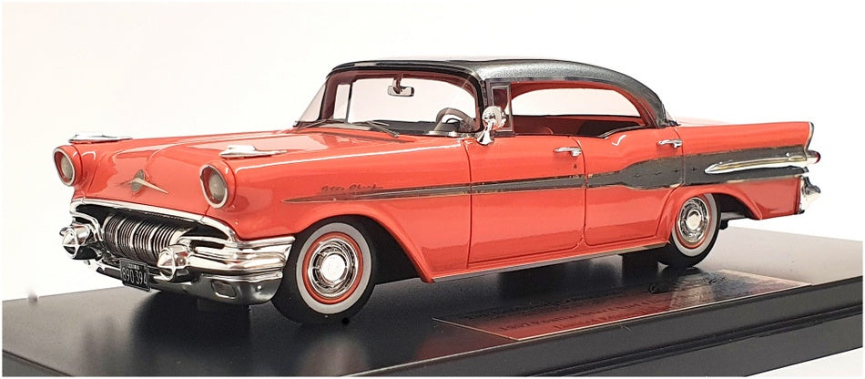 Goldvarg 1/43 Scale Resin GC-051B - 1957 Pontiac Star Chief 4Dr - Carib Coral