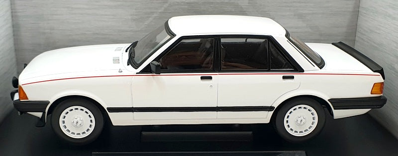 Model Car Group 1/18 Scale MCG18262 Ford Granada MK II 2.8 Injection White