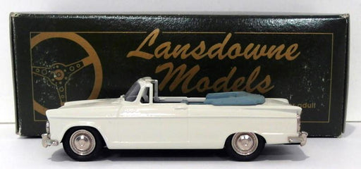 Lansdowne Models 1/43 Scale LDM13 - 1963 Hillman Superminx Convertible - White