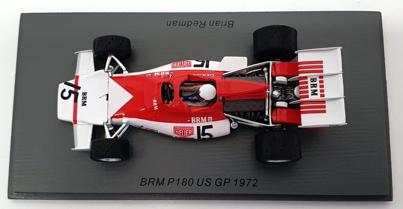 Spark 1/43 Scale S5287 - 1972 BRM P180 #15 US GP Brian Redman