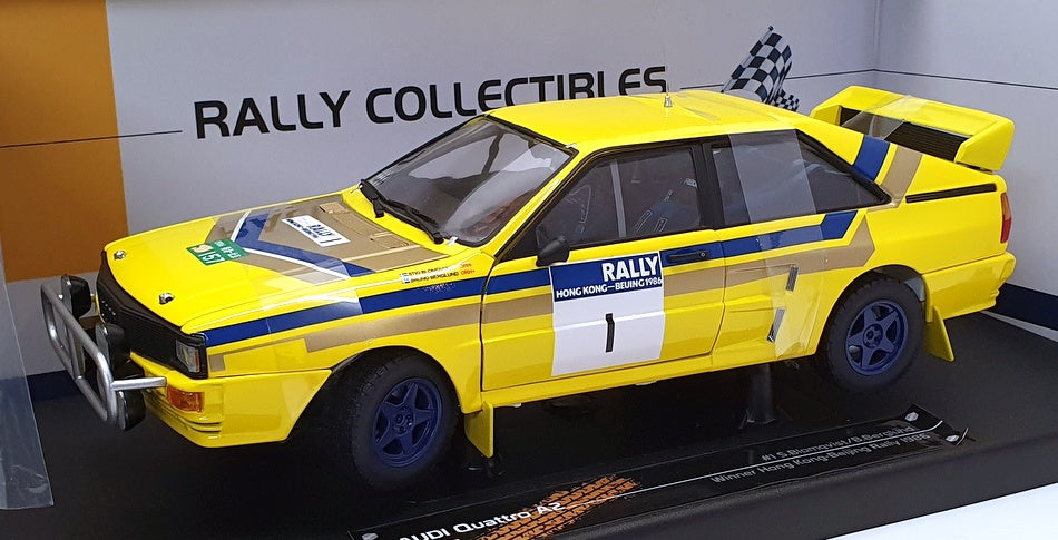 Sun Star 1/18 Scale 4255 - Audi Quattro A2 - #1 Winner Beijing Rally 1986