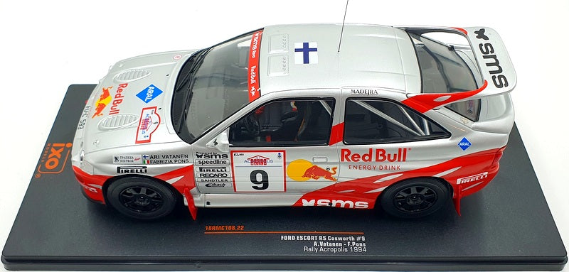 IXO Models 1/18 Scale 18RMC108 Ford Escort RS Cosworth #9 Acropolis Vatanen