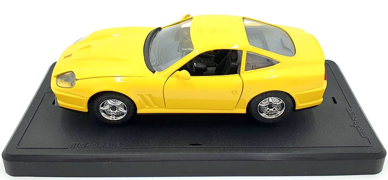 Majorette 1/24 Scale Diecast 4219 - Ferrari F550 Maranello - Yellow