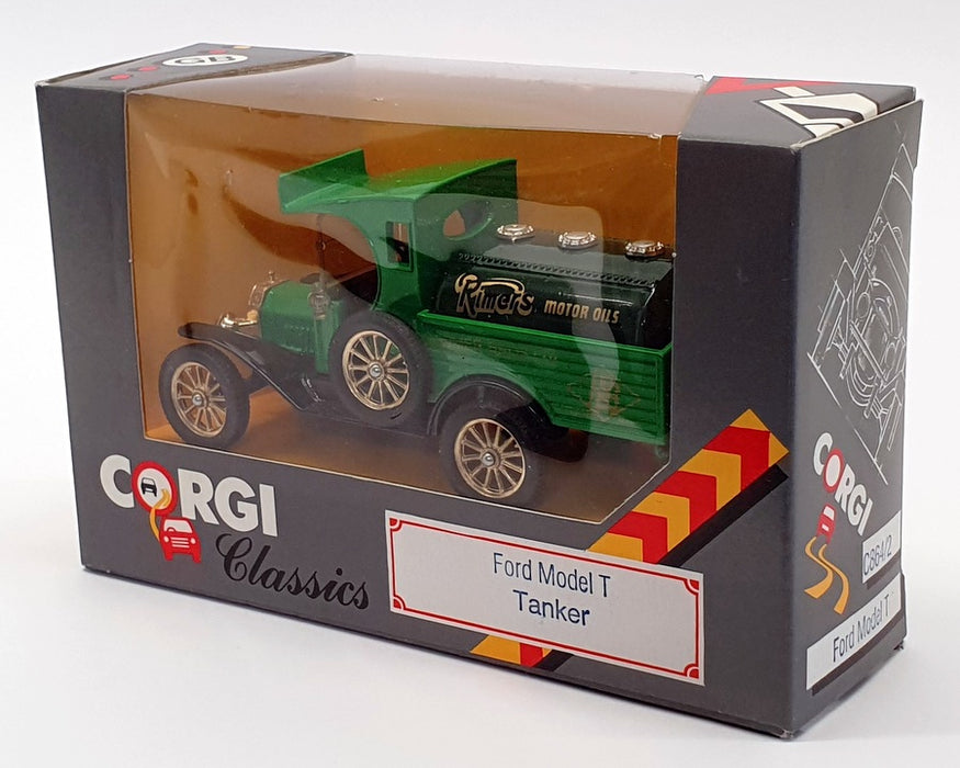 Corgi 9cm Long Diecast C864/2 - Ford Model T Tanker - Green