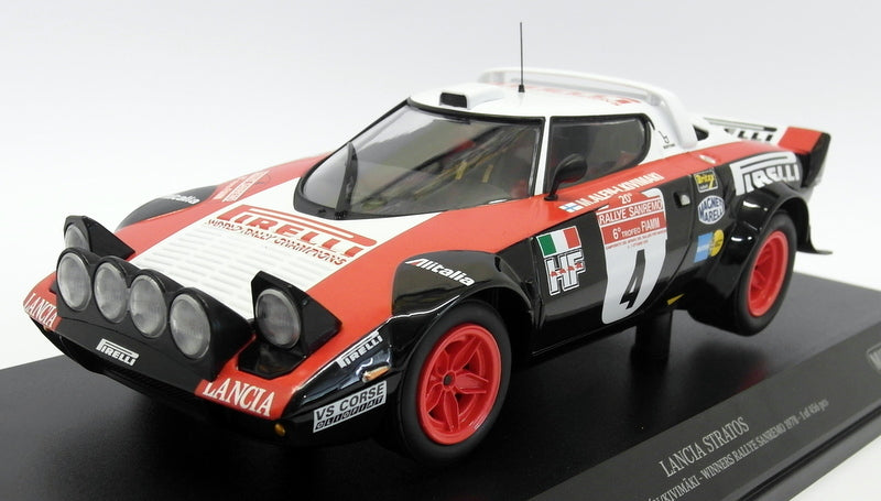 Minichamps 1/18 Scale Diecast - 155 781704 Lancia Stratos Rallye Win 1978