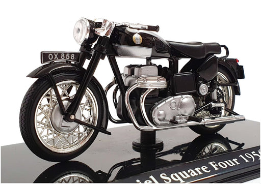 Atlas Editions 1/24 Scale Motorbike 4 658 114 - 1956 Ariel Square Four - Black