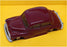 Corgi 1/43 Scale Diecast D702/5 - 1948-69 Morris Minor - Maroon