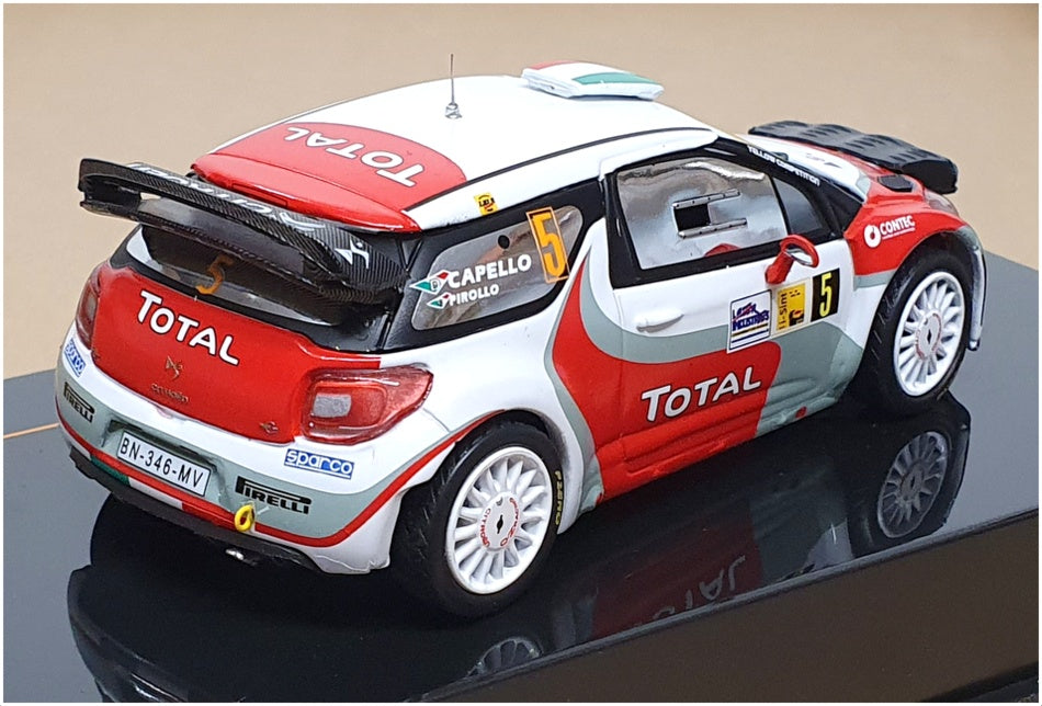 Ixo 1/43 Scale RAM468 - Citroen DS3 WRC #5 3rd Monza Rally 2011