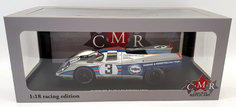 CMR 1/18 Scale Model Car CMR132 - Porsche 917K Martini Livery Sebring '71 #3