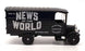 Corgi 13cm Long Diecast C848 - Thornycroft Van News Of The World - Black